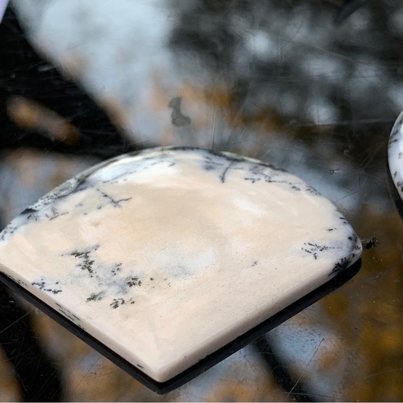 Intricate & gorgeous Jewelry Grade Dendritic Opal Cabochons Lot #2 - Picture 10 of 16